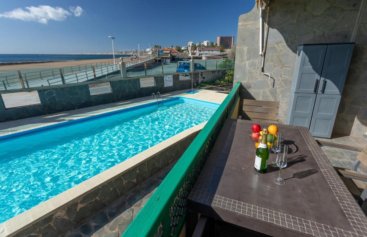 Las Burras Beach Terrace&Pool By Canariasgetaway San Agustin  Bagian luar foto
