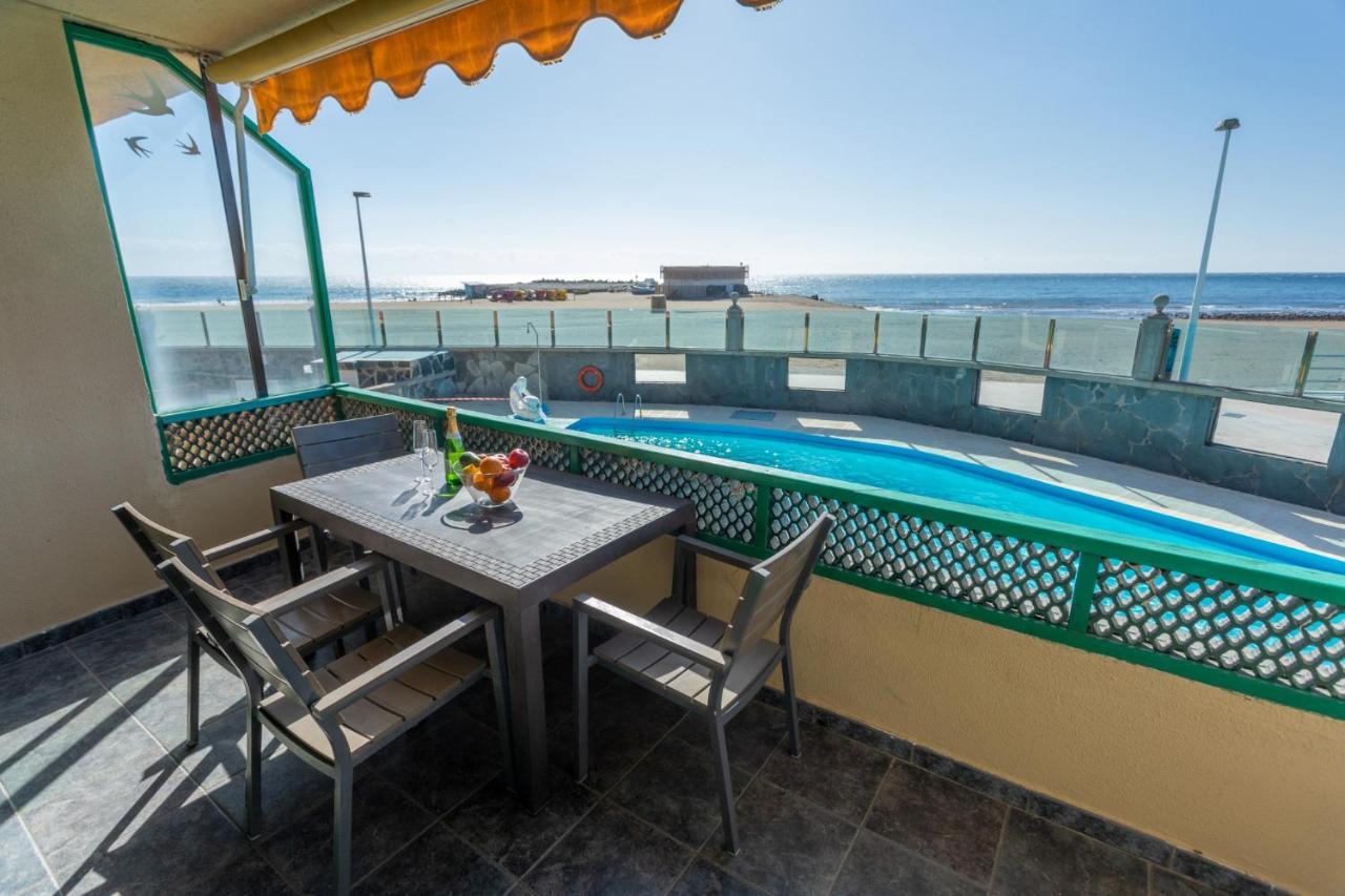 Las Burras Beach Terrace&Pool By Canariasgetaway San Agustin  Bagian luar foto